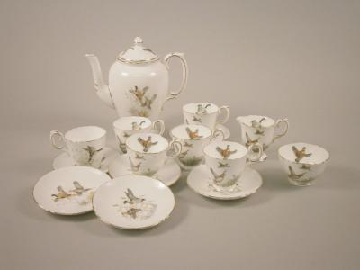 A Crown Staffordshire part coffee service