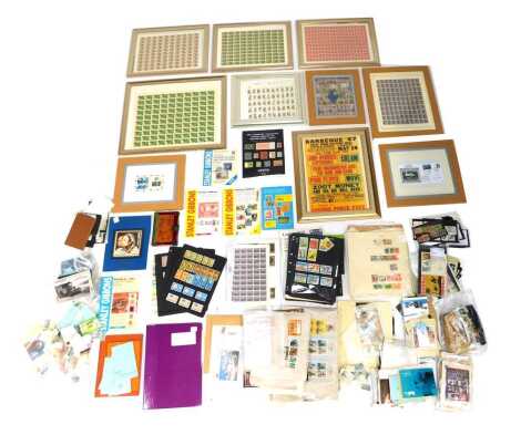 Philately. Assorted Ceylon, Sri Lanka and world stamps, Stanley Gibbons albums, framed first day covers and mint commemoratives, etc. (a quantity)