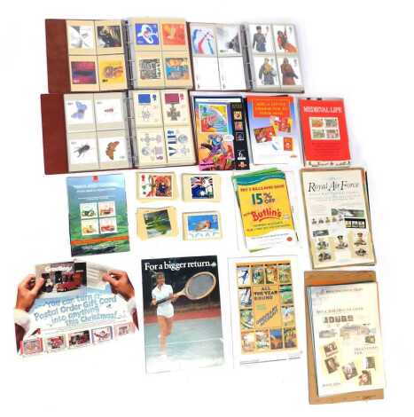 Philately. Royal Mail postcards, and postage stamp advertising posters. (a quantity)