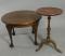 Two mahogany occasional tables