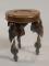 An early 20thC African hardwood stool