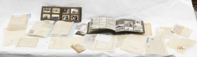 An extensive German WWI & WWII military archive related to an Otto Machledt, (born 1890 Dorston, Germany) to include WWI photographic albums of trenches, scenes within tents, bars, etc., German soldiers and officers in uniform, relating to the 364 regimen - 7