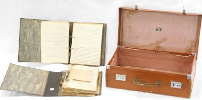 An extensive German WWI & WWII military archive related to an Otto Machledt, (born 1890 Dorston, Germany) to include WWI photographic albums of trenches, scenes within tents, bars, etc., German soldiers and officers in uniform, relating to the 364 regimen - 8