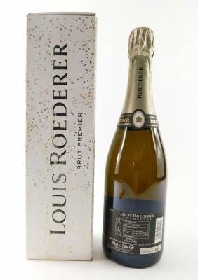 A bottle of Louis Roederer Brut Premier Champagne. - 2