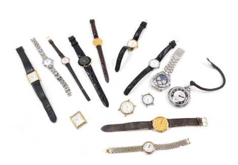 A quantity of mainly gentlemen's dress watches, to include Sekonda, an Ingersoll pocket watch, etc. (a quantity)