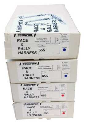 Securon race and rally harnesses, part number 655 and eye bolts. (a quantity)