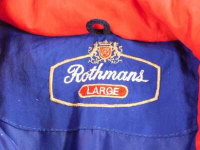 A Rothmans racing jacket, size large. - 4