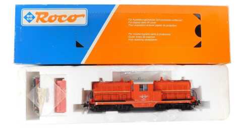 A Roco HO gauge class 2045 diesel electric locomotive of the Austrian Federal Railways OBB, boxed 43555.