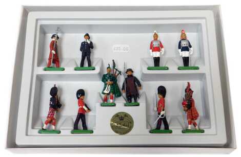 A W Britain lead All the Queen's Men set, boxed.