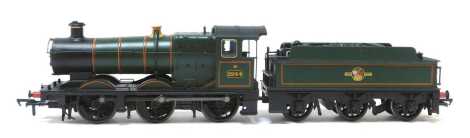 A Bachmann Branchline OO gauge Collett goods locomotive, 2244, 0-6-0, in BR lined green livery, 32-300DC, late crest Churchward tender.