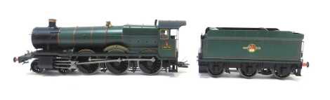 A Hornby OO gauge Grange Class locomotive Overton Grange, 4-6-0, 6879, BR lined green, R2502, boxed.