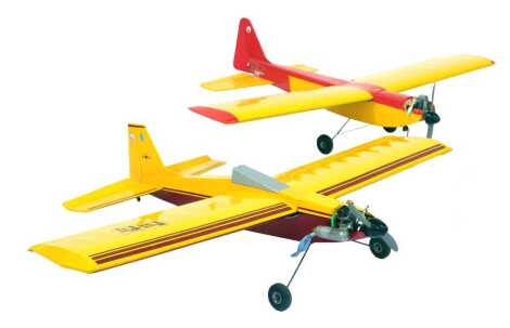 Two radio controlled planes, with Futaba and Tower Pro servos, and a Futaba 2.4ghz six channel receiver. (2)