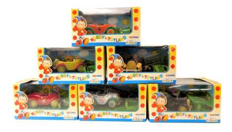 Boxed Corgi Noddy in Toy Land vehicles, including 69002 Mr Sparks, 69004 Big Ears, 69001 Noddy, 69006 Gobbo, 69003 Mr Milko, etc. (6)