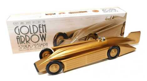 A Shilling Collectors Series 1929 Land Speed Record car The Golden Arrow, boxed.