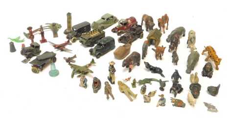 Crescent Toys, Britains and other diecast, to include Dinky Toys van, etc.