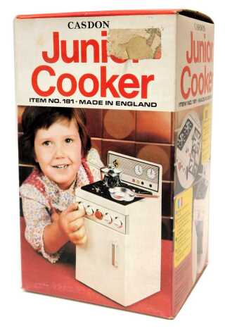 A Casdon Junior cooker, item number 181, boxed.