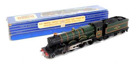 A Hornby Dublo EDL T20 three rail Castle class locomotive Bristol Castle, 4-6-0, 7013, in BR lined green, boxed.