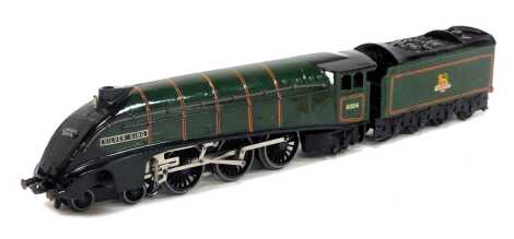 A Hornby Dublo three rail class A4 locomotive Silver King, 4-6-2, 60016, in BR lined green.