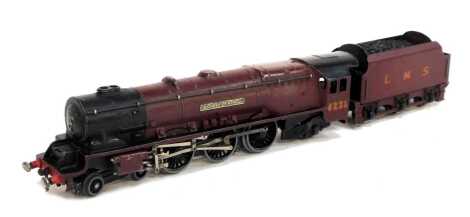 A Hornby Dublo three rail LMS Coronation class locomotive Duchess of Atholl, 4-6-2, 6231, in LMS crimson.