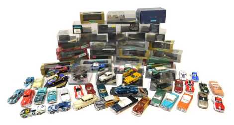 Diecast cars, to include a Vitesse Chevrolet Corvette hard top, Chevrolet Corvette, Vitesse Chevrolet Bel Air Nomad, etc. (2 boxes)