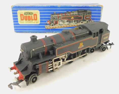 A Hornby OO standard tank locomotive, 2-6-4, EDL18, in black livery, 80054, boxed.