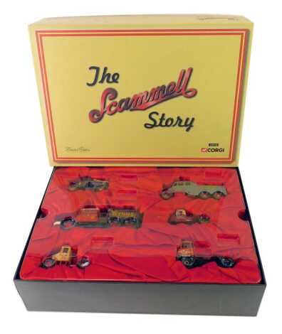 Corgi The Scammell Story box set, containing six diecast models and a limited edition history booklet, CC99140, boxed.