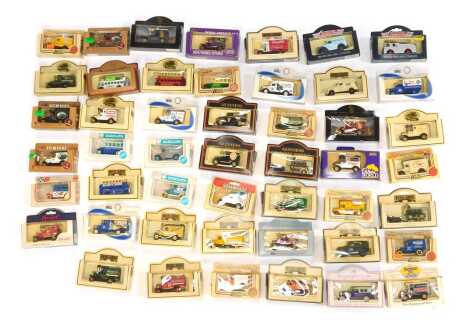 Various boxed diecast, to include Lledo promotional model, Days Gone, RAC, commemorative vans, Guinness van, etc. (1 box)