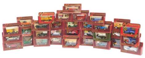 Matchbox Models of Yesteryear, to include a Y-22 1930 Model A Ford van, a Y-26 1918 Crosley Beer lorry, a Harrods Y29 Walker electric van, etc. (1 tray)