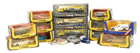 Corgi boxed diecast, to include a Duckham's lorry, Rolls Royce Corniche, a Triumph Acclaim, etc. (1 box)