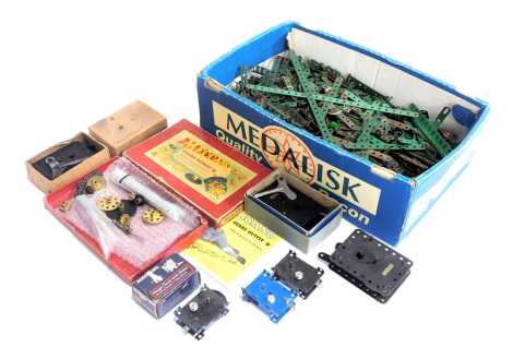 Meccano, including Meccano Gears Outfit B, Magic clockwork motor, Meccano No. 1 clockwork motor, etc. (2 boxes)