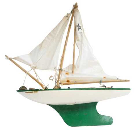 A Star Productions pond yacht, boxed.