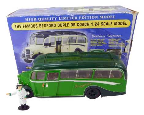 An Original Classics Bedford Duple OB coach, 1.24 scale model, boxed.