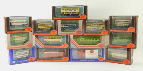 Exclusive First Editions diecast buses, to include Leyland National Midland Red, Daimler DMS Midland Red, Leyland Atlantean Birmingham City, etc. (1 tray)