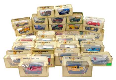 Matchbox Models of Yesteryear, to include a Y13 Crosley, 1937 Mercedes Benz 540K, 1912 Ford Model T, a 1937 Cord 812, etc. (1 box)