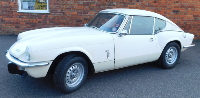 A 1973 Triumph GT6 mark 3 coupe, registration BNC913M, chassis number KE216900, engine number 20567HE, 1998cc petrol, 79,404 recorded miles, V5 present, white, invoices and receipts and spares. - 2