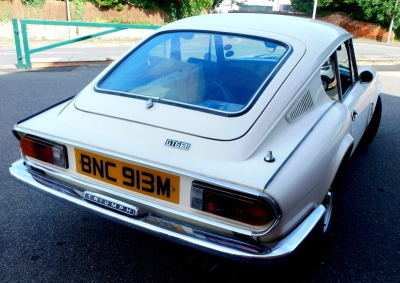 A 1973 Triumph GT6 mark 3 coupe, registration BNC913M, chassis number KE216900, engine number 20567HE, 1998cc petrol, 79,404 recorded miles, V5 present, white, invoices and receipts and spares. - 3