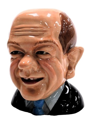 A large Bairstow Manor pottery Toby Hague character jug, in association with Carlton ware, satirical political series, limited edition 61/500, modelled by Ray Noble.