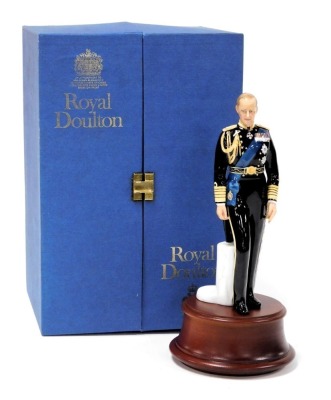 A Royal Doulton figure modelled as HRH Prince Philip, Duke of Edinburgh, HN2386, boxed.