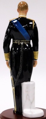 A Royal Doulton figure modelled as HRH Prince Philip, Duke of Edinburgh, HN2386, boxed. - 3