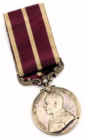 A George VI Meritorious Service Medal, inscribed to WR 264840 Spr EW Wilkinson Royal Engineers.