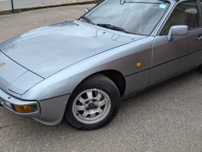 A 1985 Porsche 924, registration B469 NRK, 2 litre, petrol, silver, 68,268 recd miles, MOT until 24th June 2025, V5 present, manual and service book, together with workshop manuals, wheel brace, tyre compressor and other paperwork. - 3