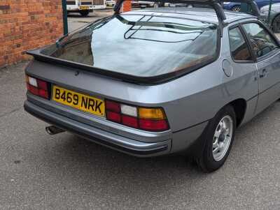 A 1985 Porsche 924, registration B469 NRK, 2 litre, petrol, silver, 68,268 recd miles, MOT until 24th June 2025, V5 present, manual and service book, together with workshop manuals, wheel brace, tyre compressor and other paperwork. - 5