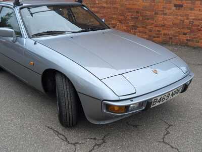 A 1985 Porsche 924, registration B469 NRK, 2 litre, petrol, silver, 68,268 recd miles, MOT until 24th June 2025, V5 present, manual and service book, together with workshop manuals, wheel brace, tyre compressor and other paperwork. - 18