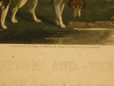 Frederick Bromley after Francis Grant. Sir Richard Sutton and the Quorn Hounds, depicting Colonel Lowther, Lord Granby, Mr Greene, Parson Houston, John Wood (of Market Overton), Ben Morgan (First Whip), Mr Assheton Smith, Duke of Rutland, Sir Richard Sutt - 5