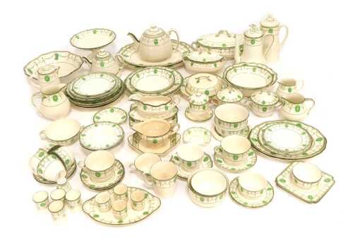 A Royal Doulton Countess pattern part tea, dinner and coffee service, to include coffee pot, teapot, serving dishes, tureen and cover, gravy boat, teacups and saucers, egg cups, etc.