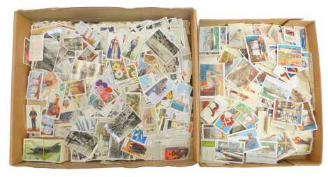 Various loose cigarette cards, to include Churchmans, Senior Service, Godfrey, Philips, Players, etc.