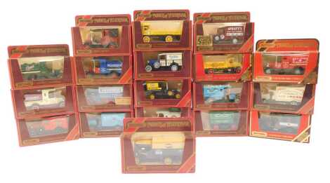 Various Matchbox Models of Yesteryear vehicles, to include a 1912 Ford Model T, a 16 Ford Model T tanker, 1912 Model T Ford tanker, etc. (1 tray)