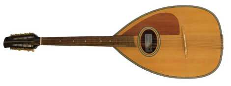 A Blue Moon Bouzouki, 103cm long.