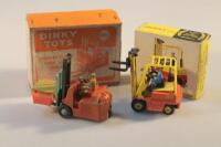 A Dinky toys 14c Coventry climax fork lift truck