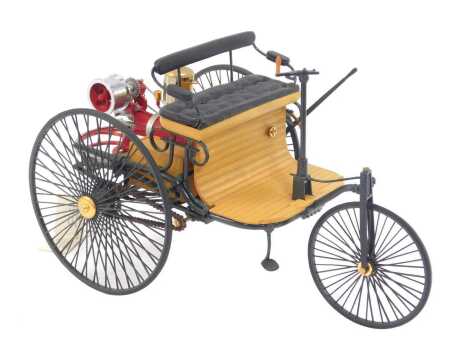 A Franklin Mint Precision model 1886 Benz motor wagon.